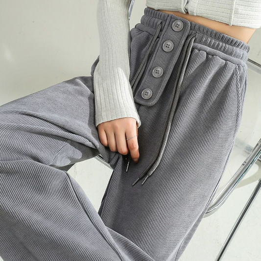 Emilia-Calou Casual Ribbed Sweatpants
